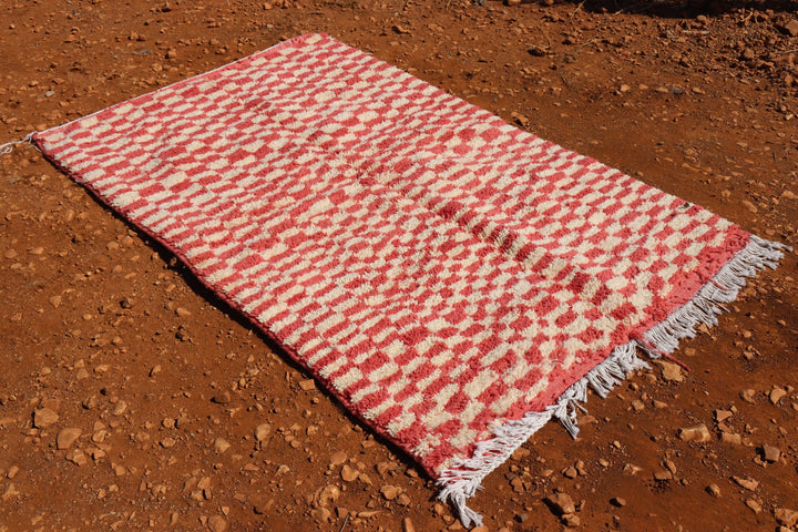 Modern Abstract Checkered Rug - image 2