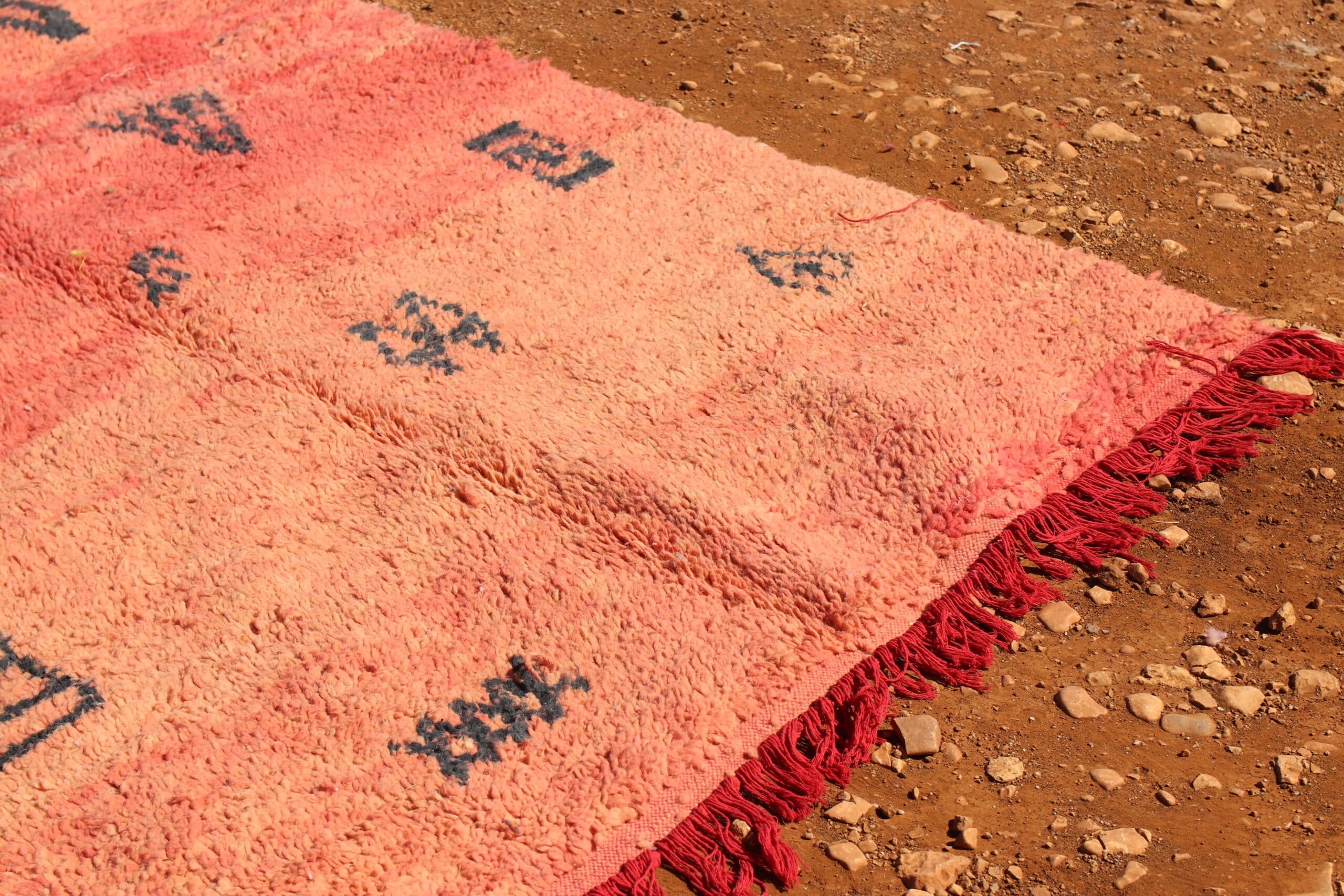 Antique Moroccan Abstract Carpet - image 5