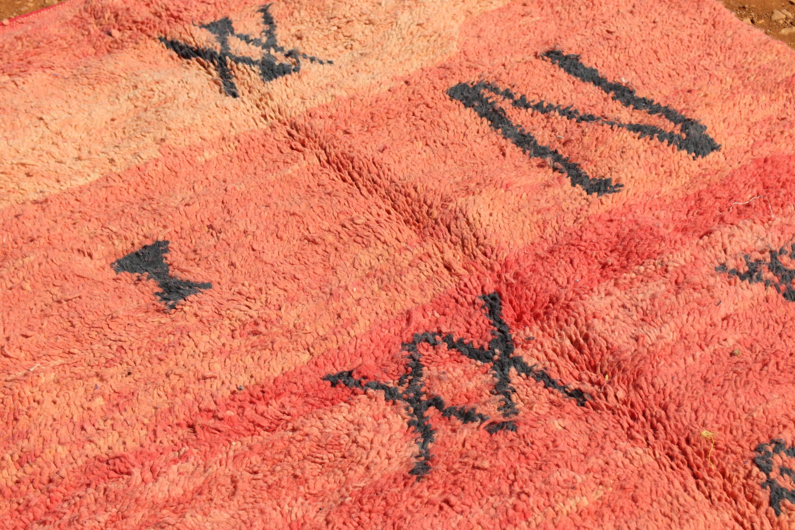 Antique Moroccan Abstract Carpet - image 3