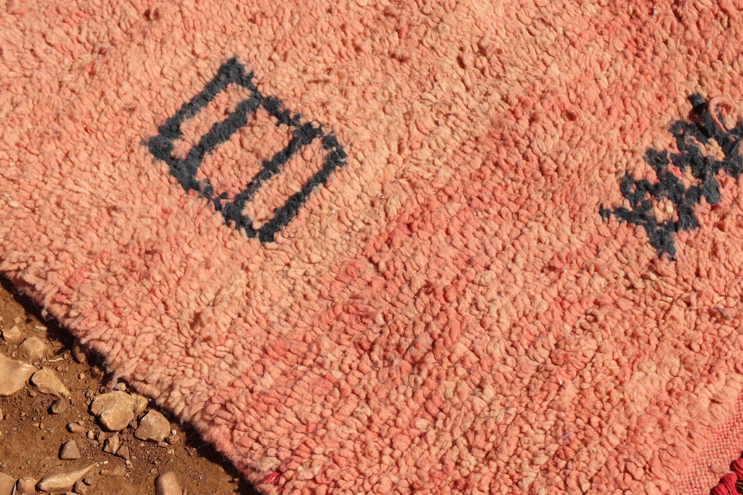 Antique Moroccan Abstract Carpet - image 4