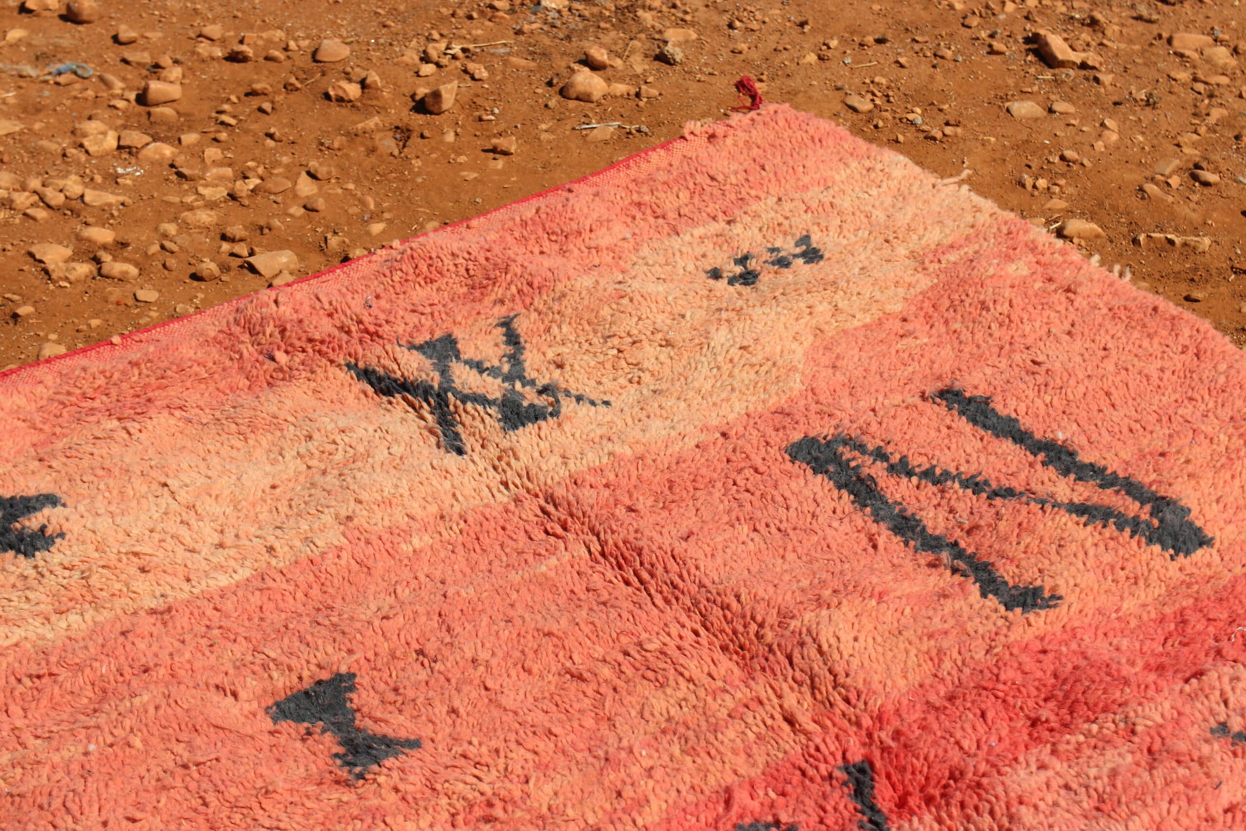 Antique Moroccan Abstract Carpet - image 6