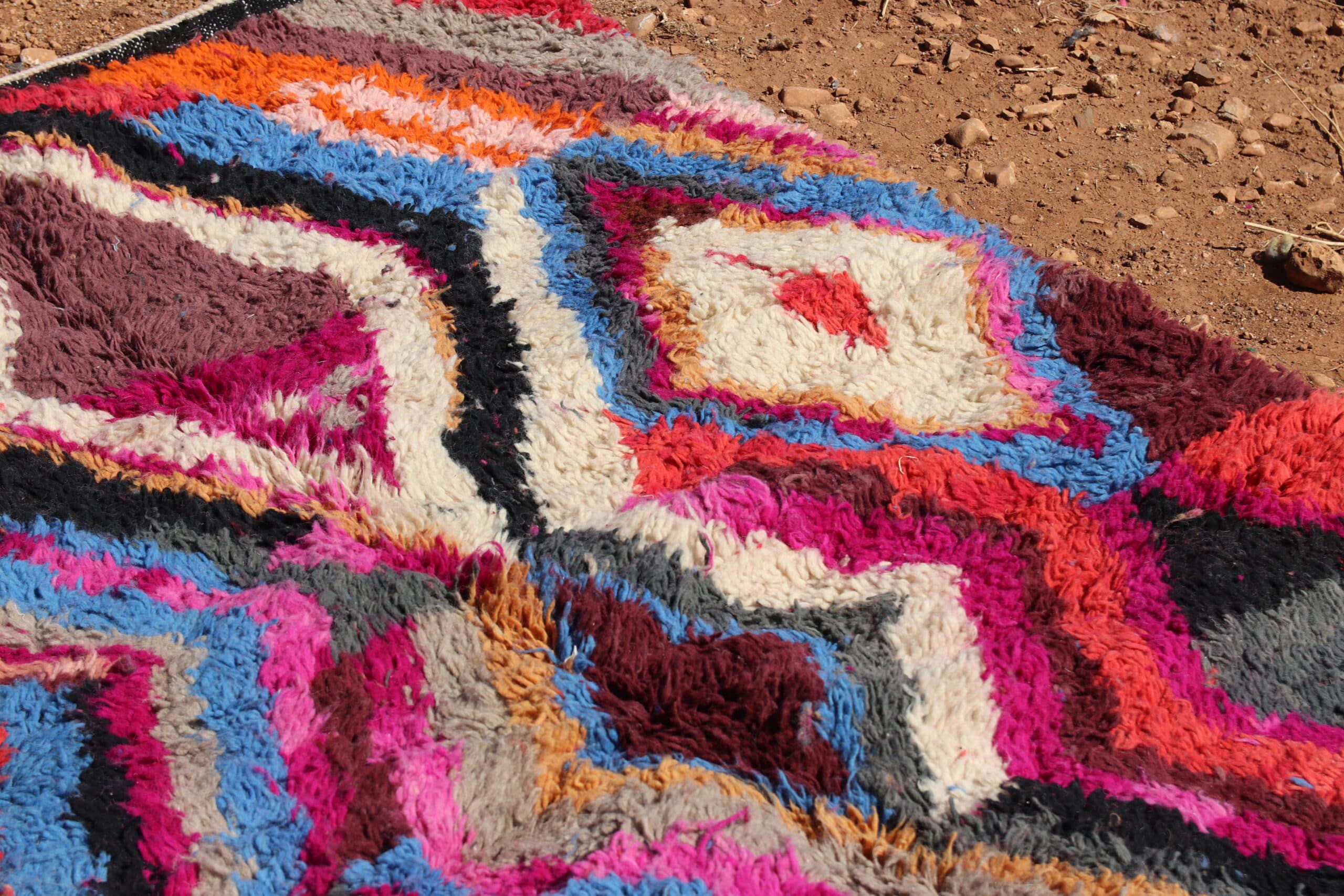 Berber Colorful Area Rug - image 3