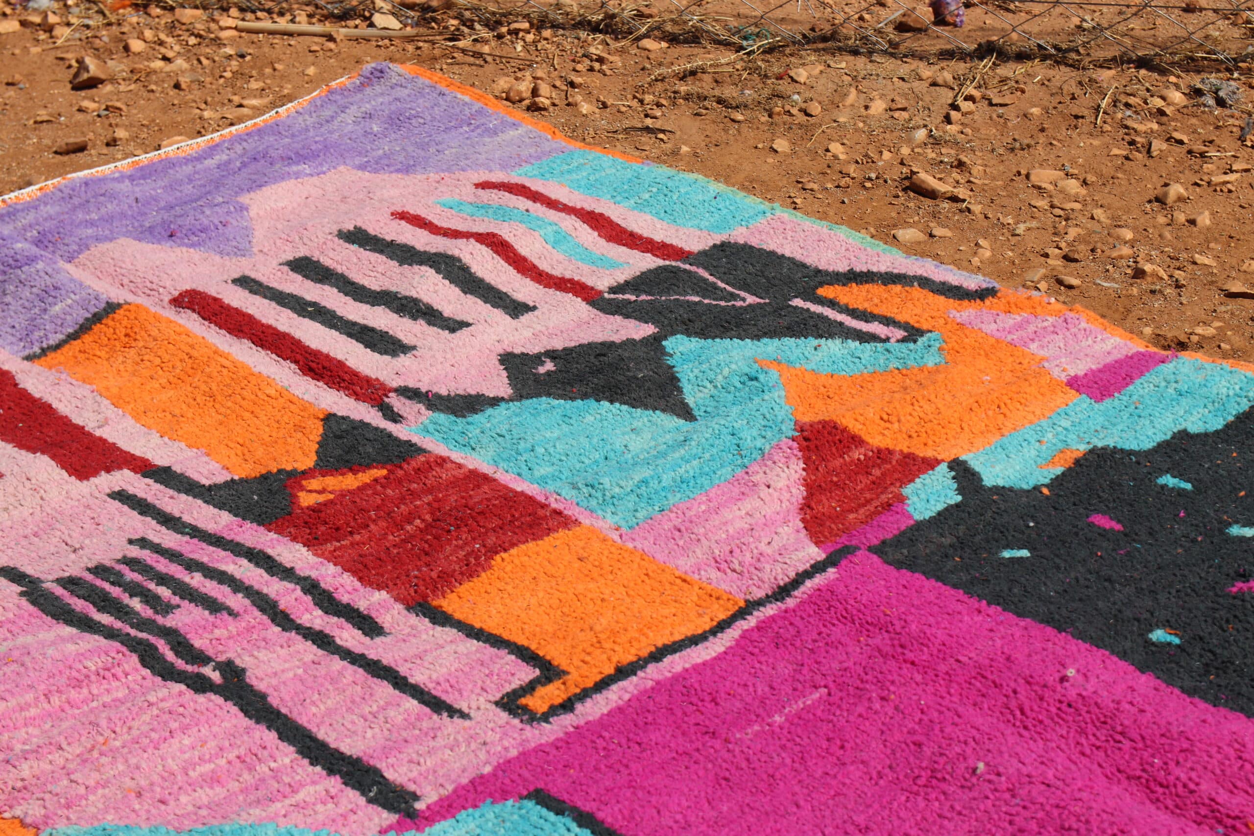 Contemporary Abstract Shag Rug - image 2