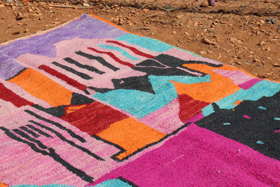 Contemporary Abstract Shag Rug - image 2