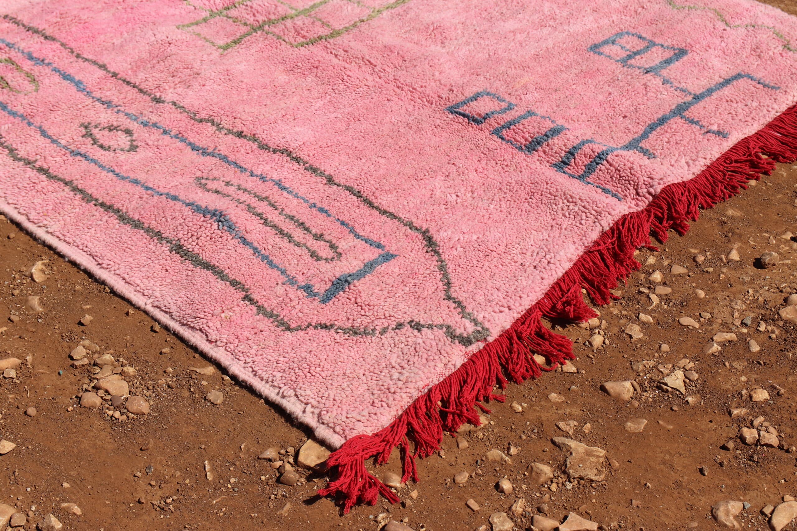 Abstract Rug Pink Genuine Style - image 2