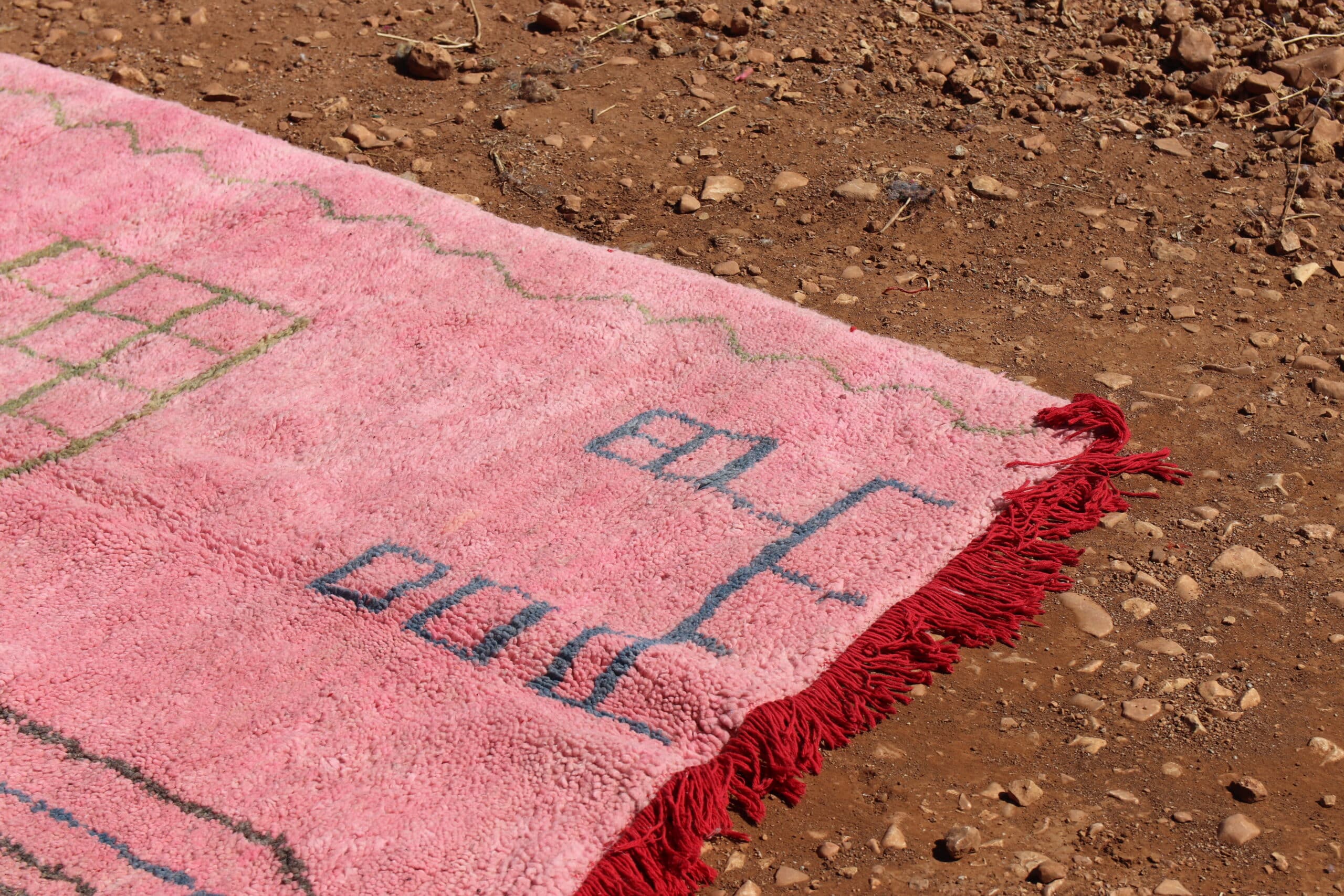 Abstract Rug Pink Genuine Style - image 4