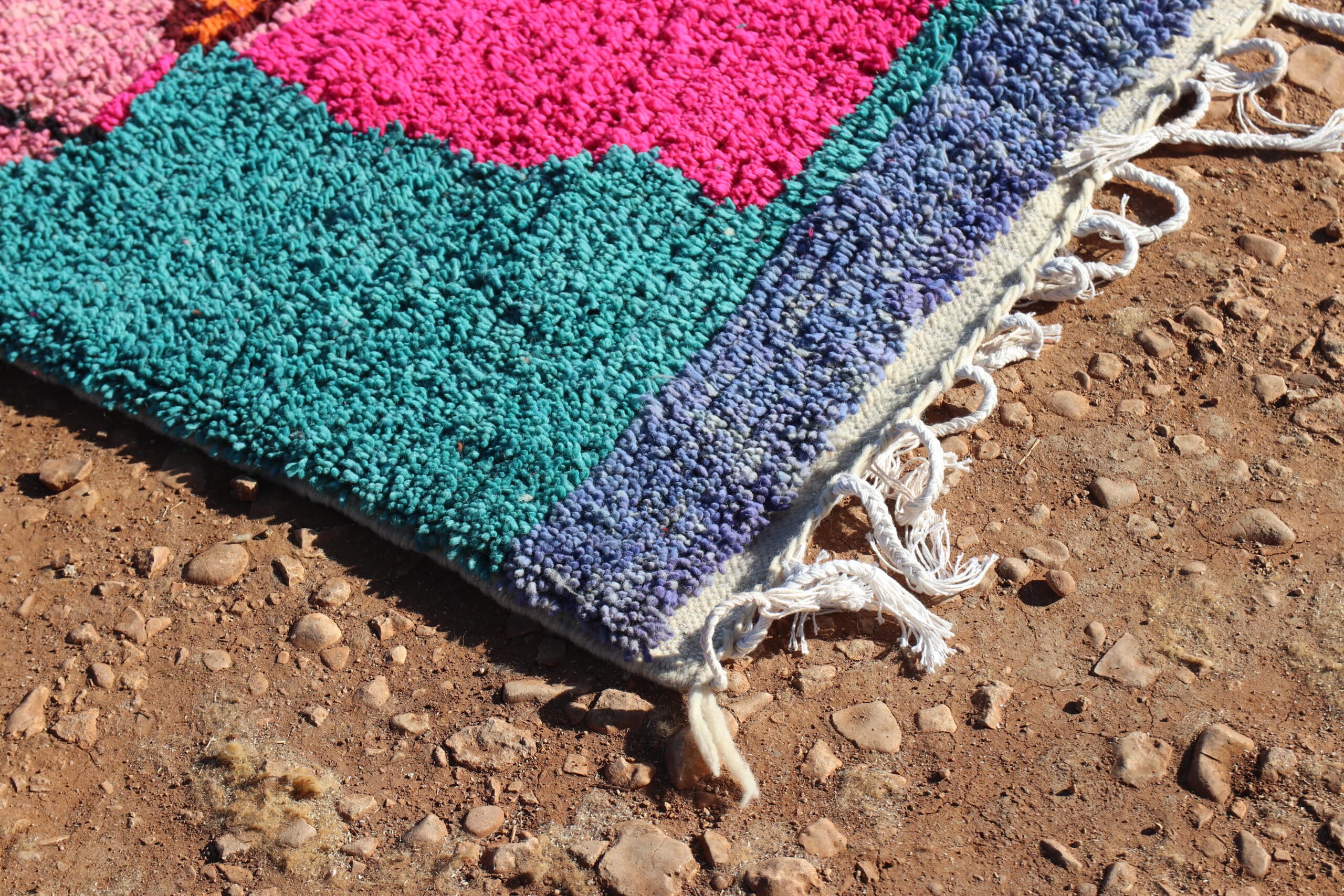 Handmade Colorful Rug - image 7