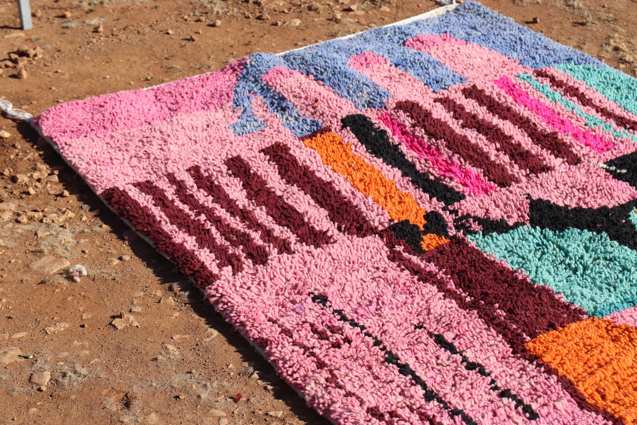 Handmade Colorful Rug - image 2