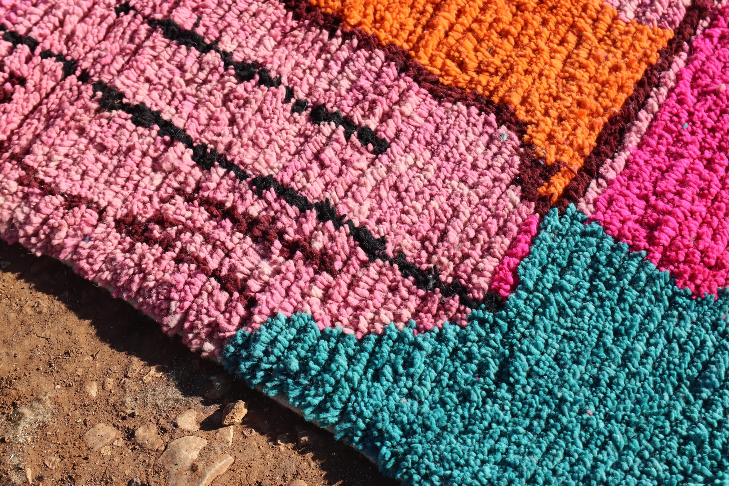 Handmade Colorful Rug - image 6