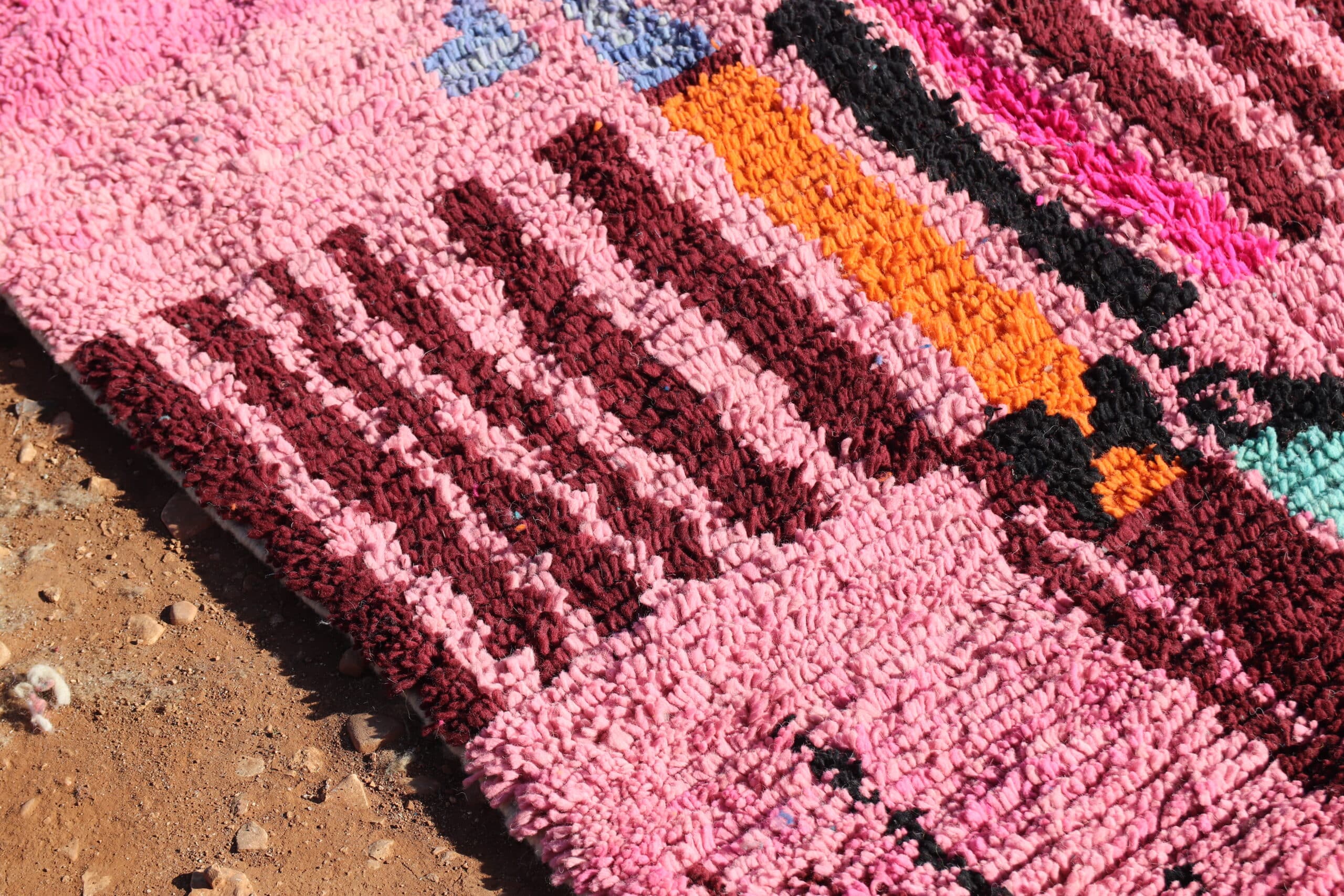 Handmade Colorful Rug - image 5