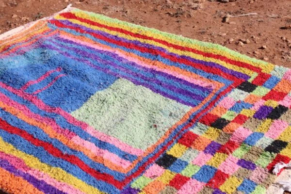Handcrafted Abstract Rug
