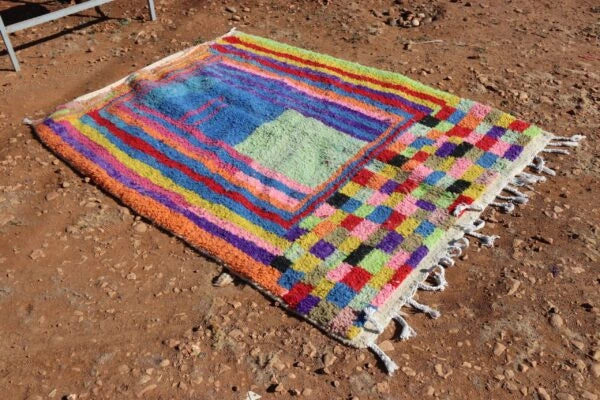Handcrafted Abstract Rug