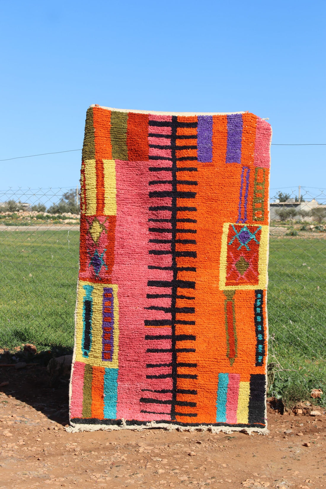 Abstract Washable Rug