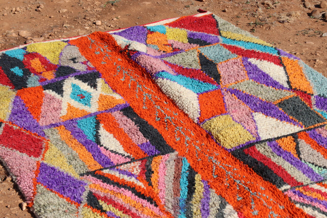 Colorful Berber Abstract Rug - image 2