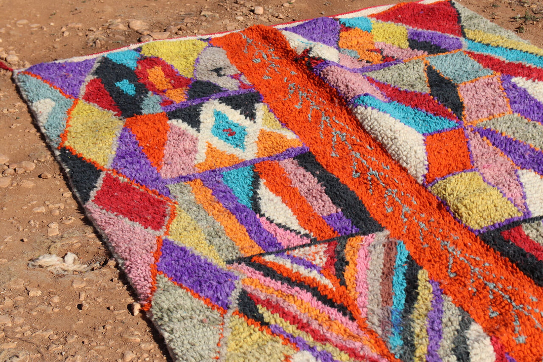 Colorful Berber Abstract Rug - image 4