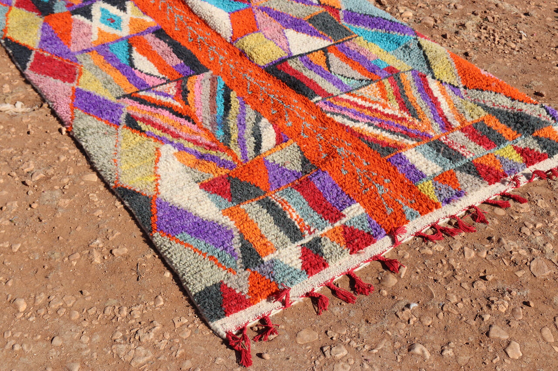 Colorful Berber Abstract Rug - image 5