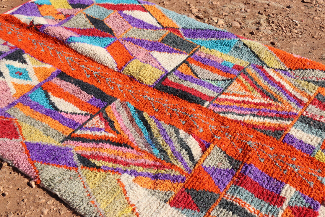 Colorful Berber Abstract Rug - image 6