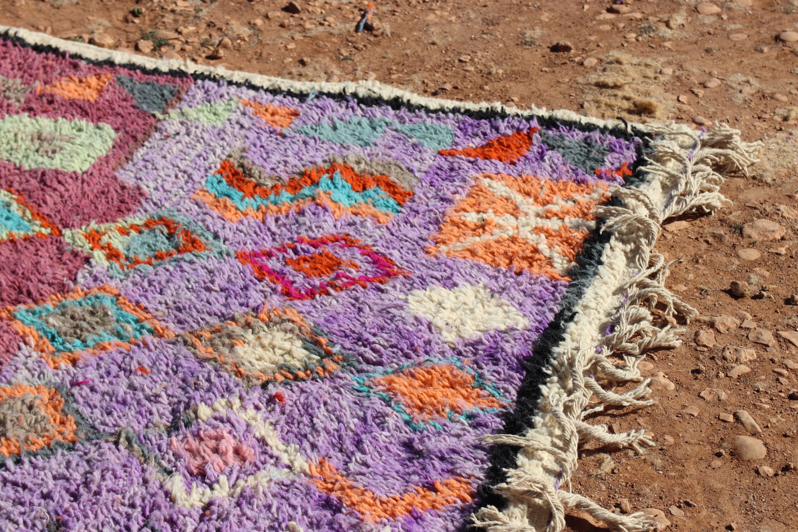 Handwoven Abstract Rug - image 2