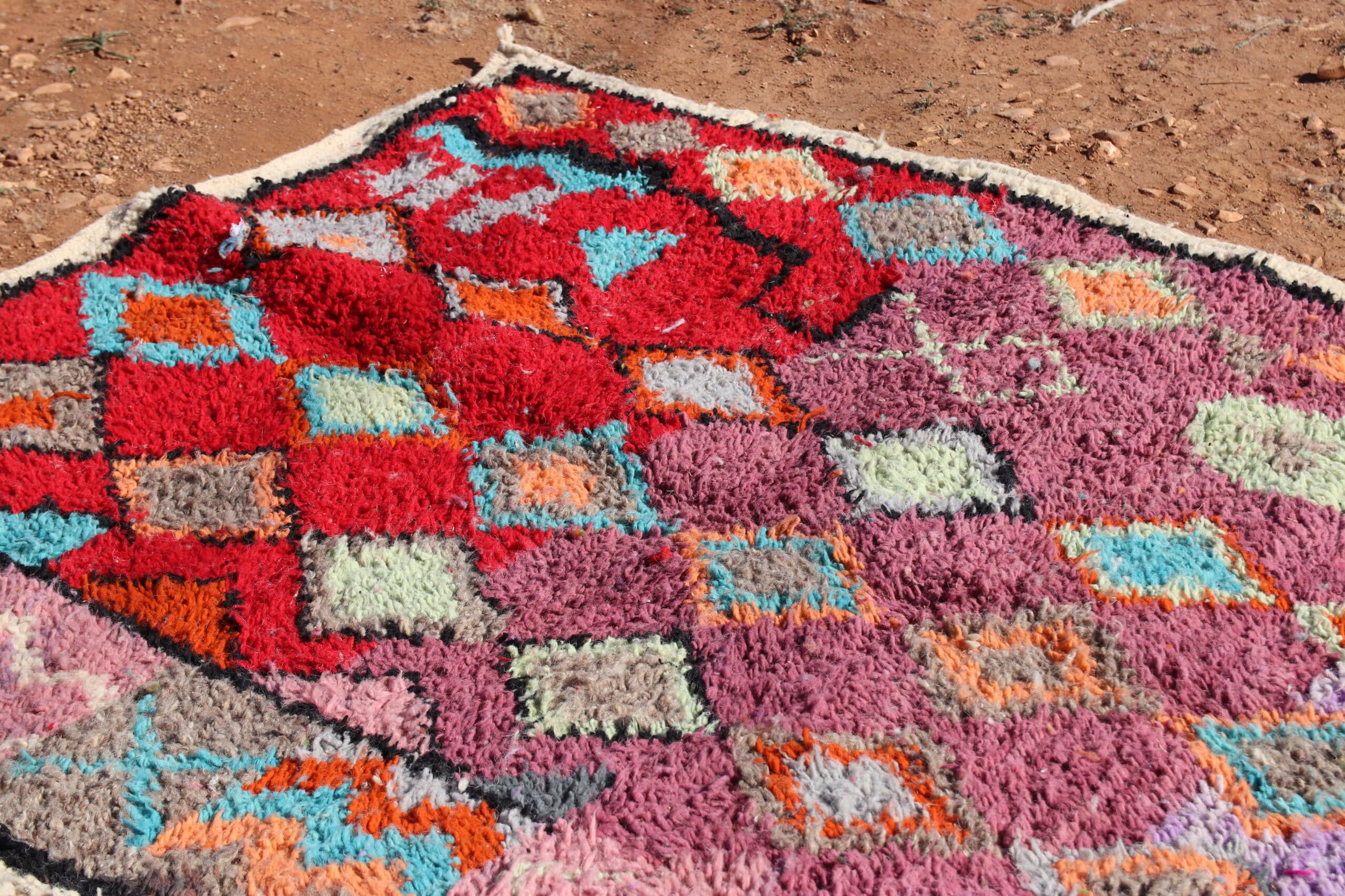 Handwoven Abstract Rug - image 3