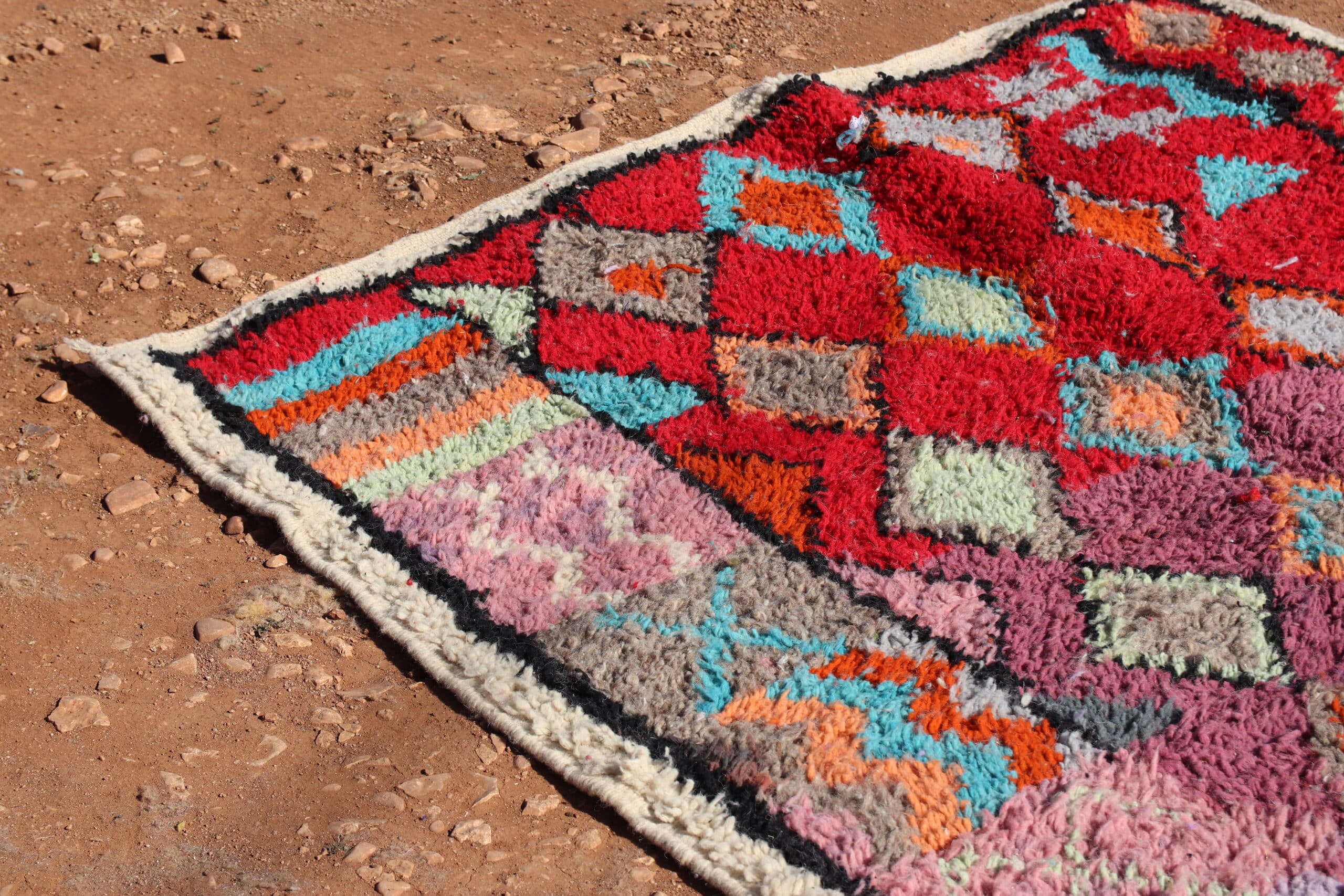 Handwoven Abstract Rug - image 5