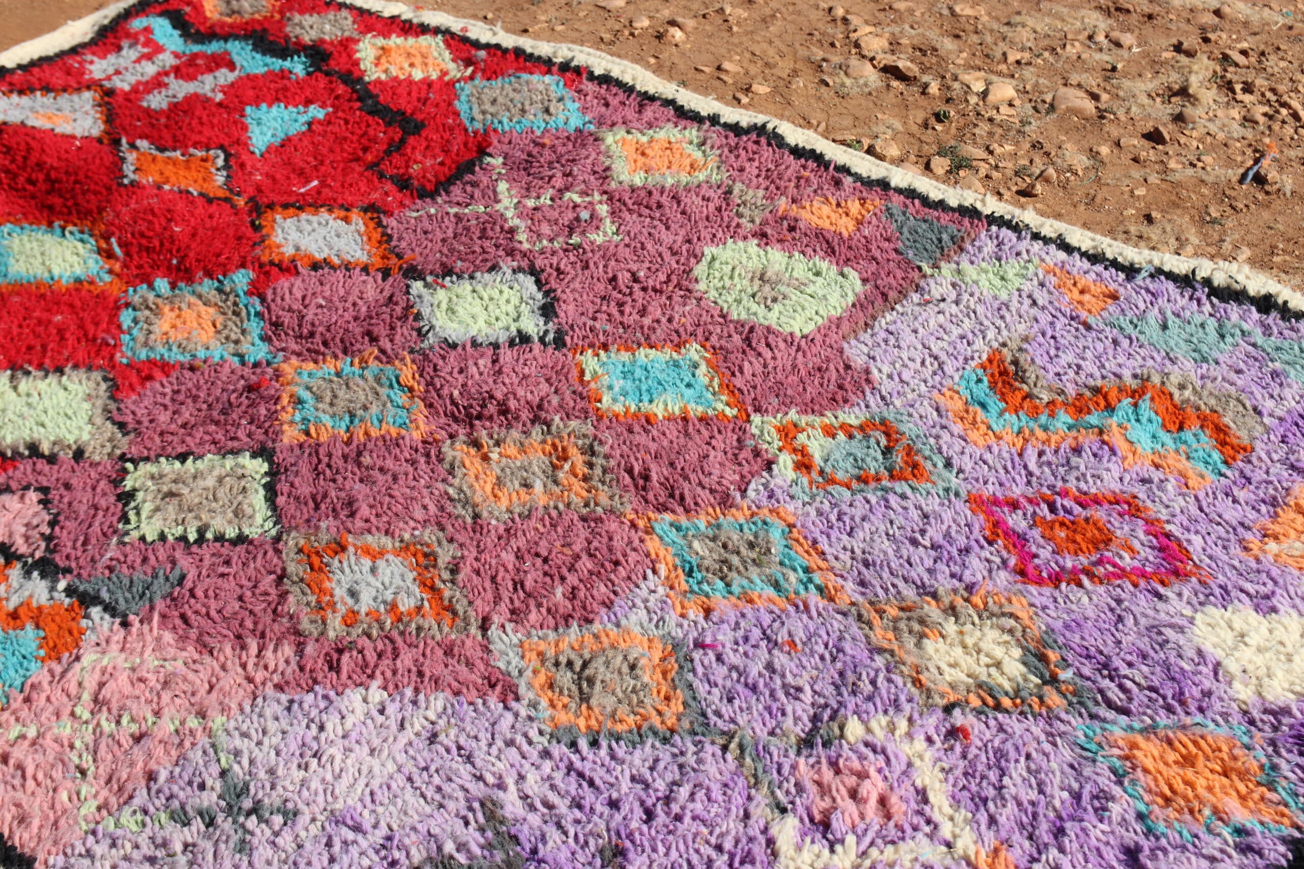 Handwoven Abstract Rug - image 6