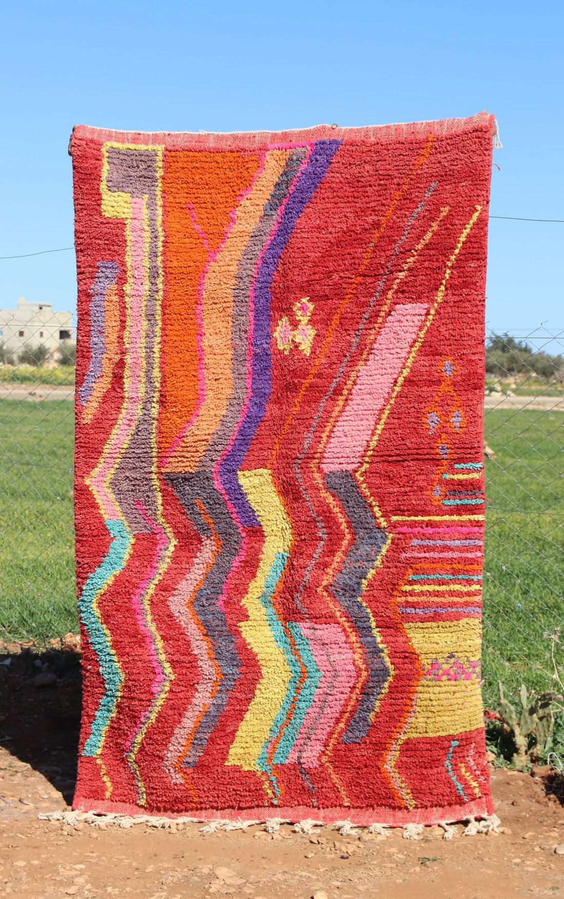 Handcrafted Abstract Rug