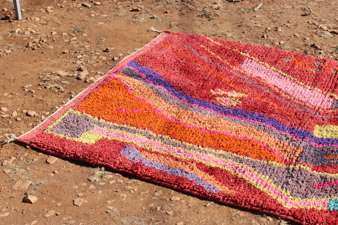 Handcrafted Abstract Rug - image 3