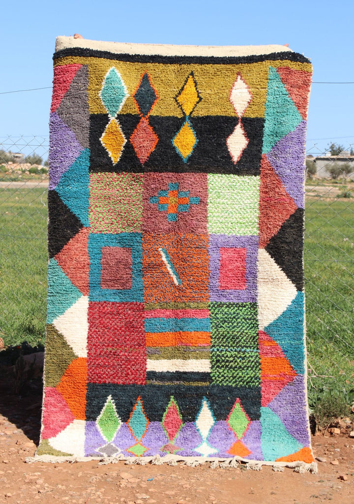 Berber Abstract Colorful Rug
