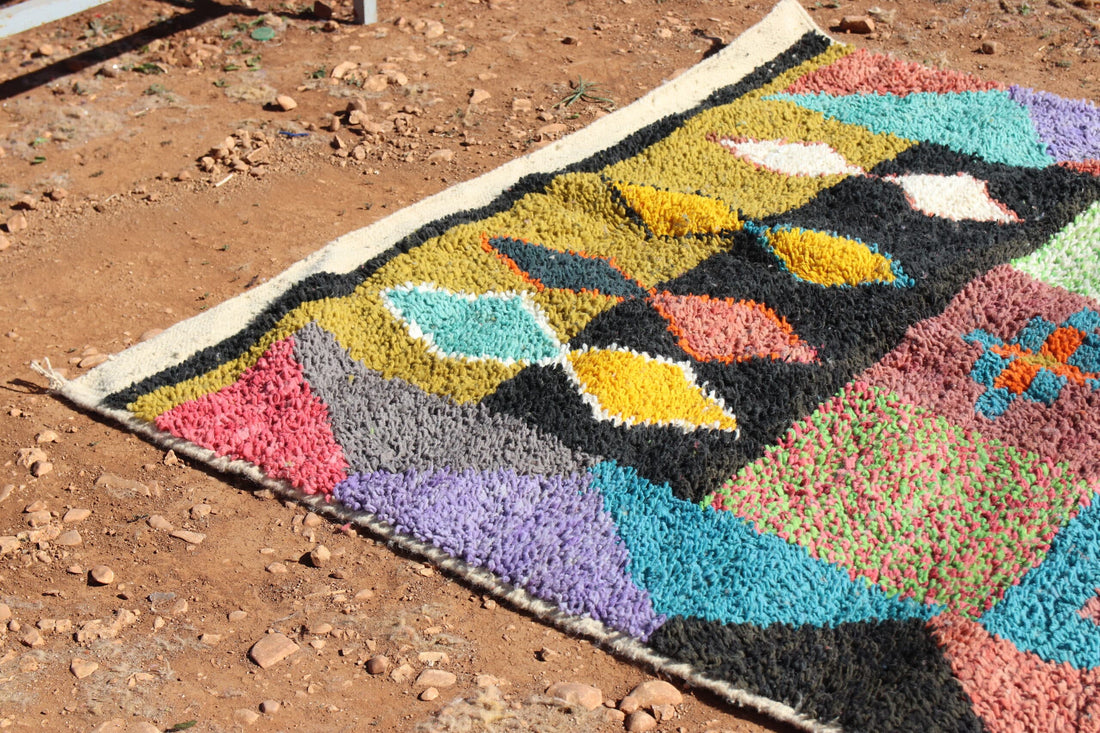 Berber Abstract Colorful Rug - image 3