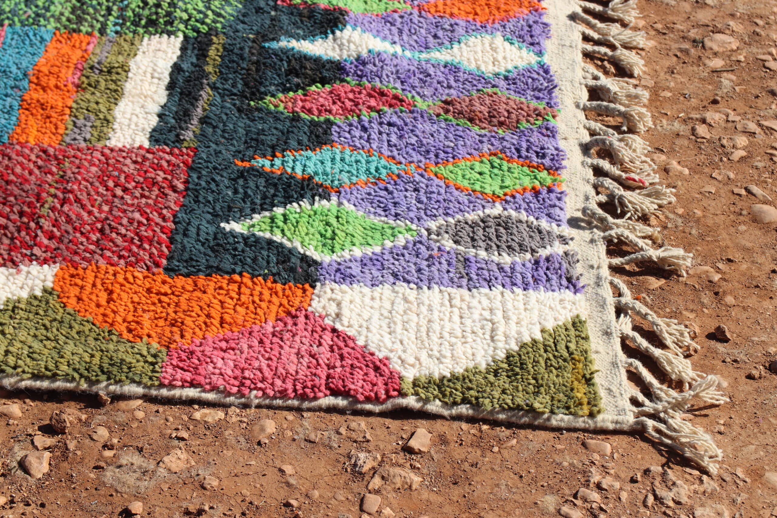 Berber Abstract Colorful Rug - image 5