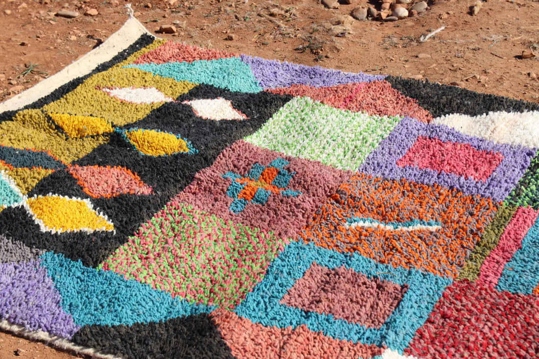 Berber Abstract Colorful Rug - image 6