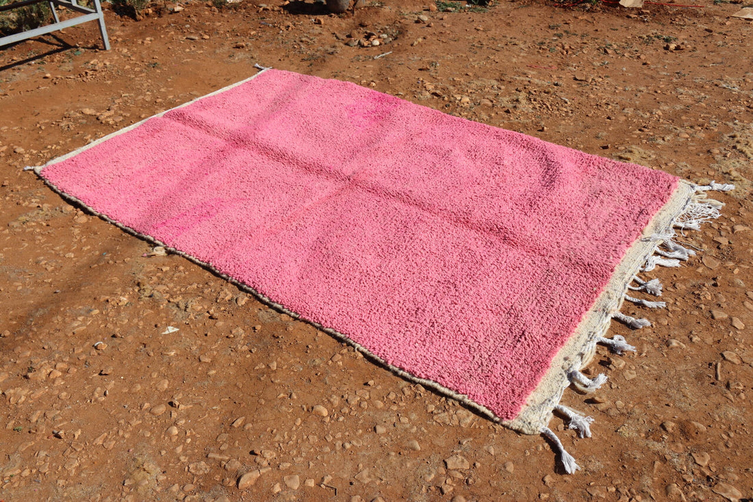 Moroccan Pink Colorful Rug - image 2