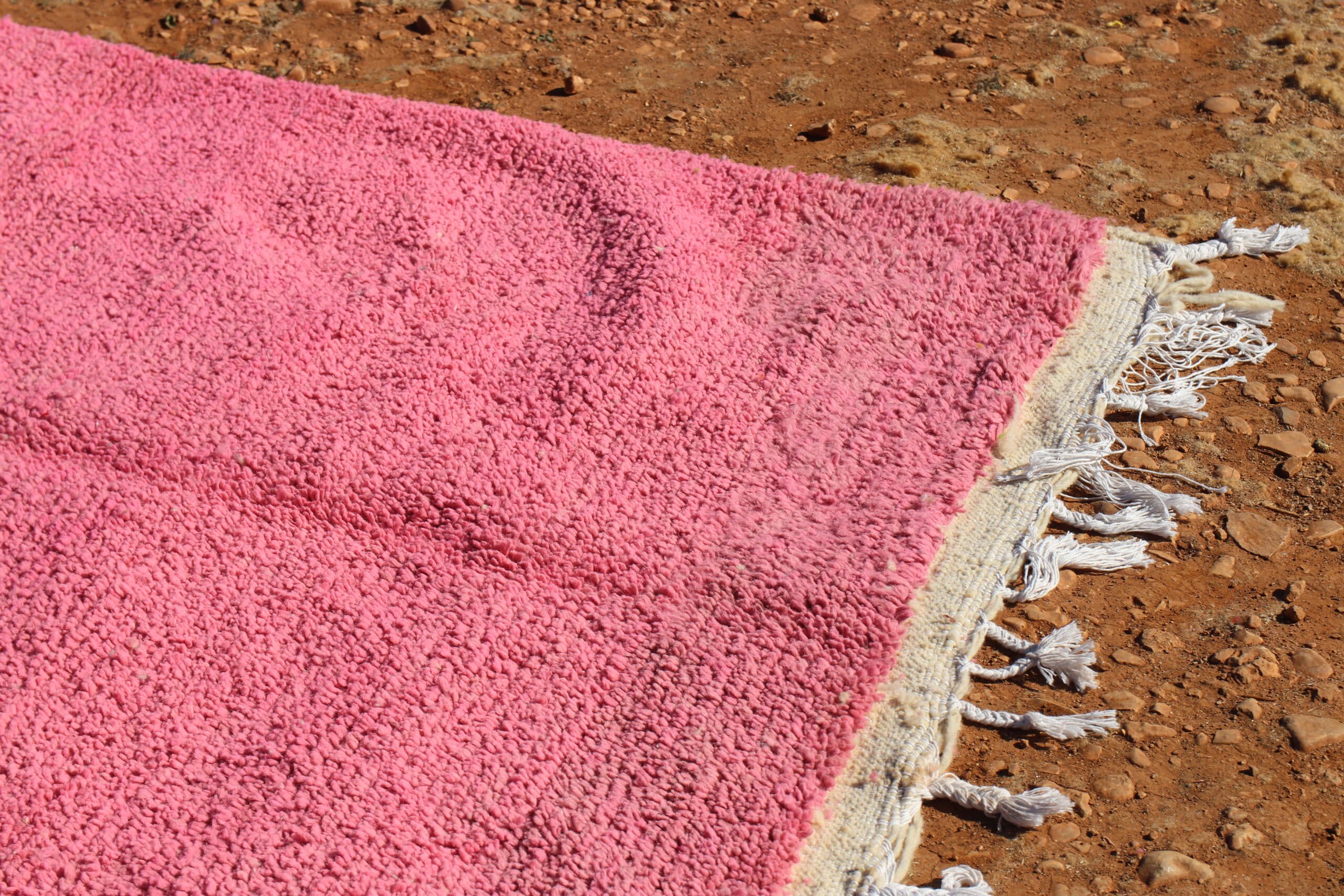 Moroccan Pink Colorful Rug - image 6