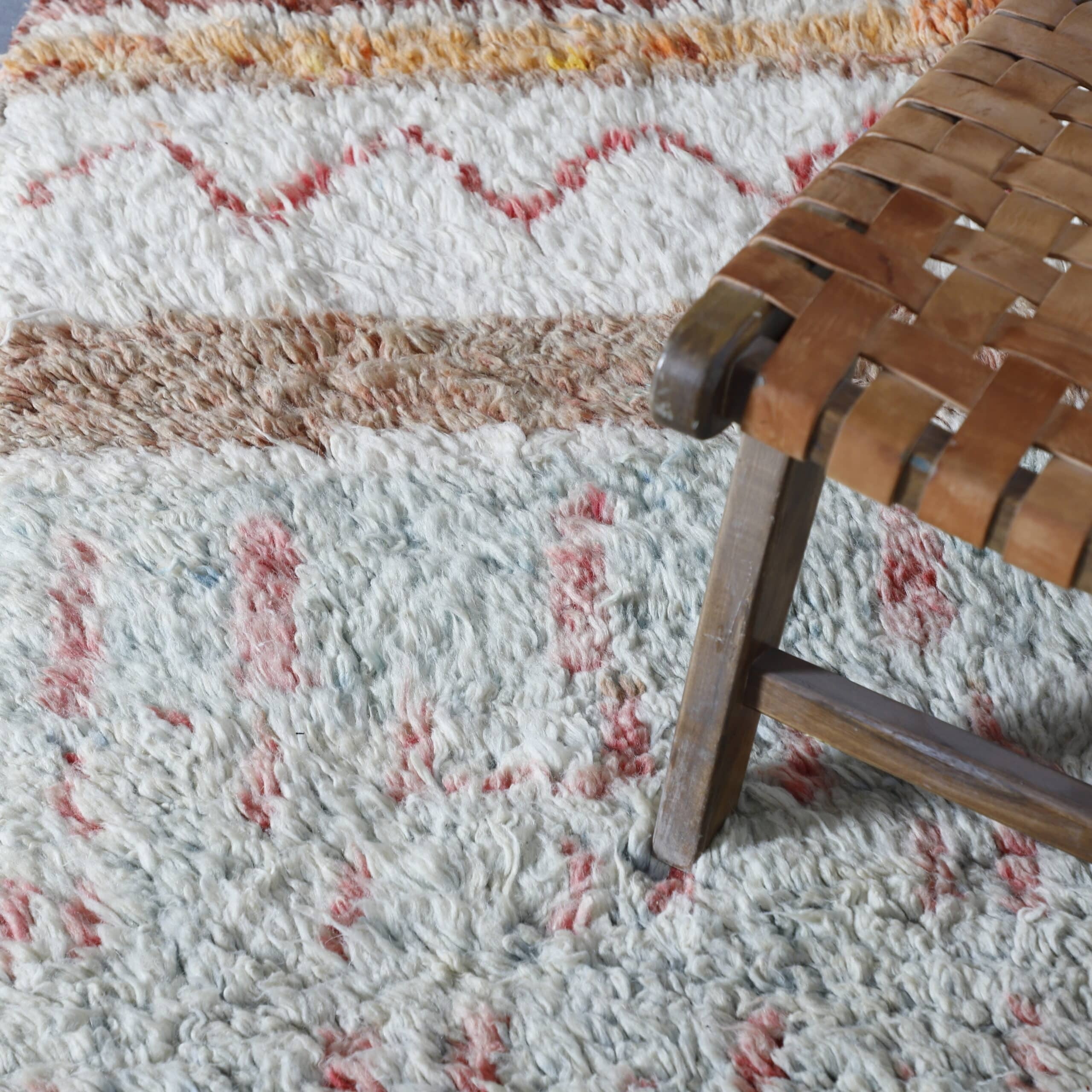 Boujaad Rug 7.9×5.1 ft – Handmade Wool