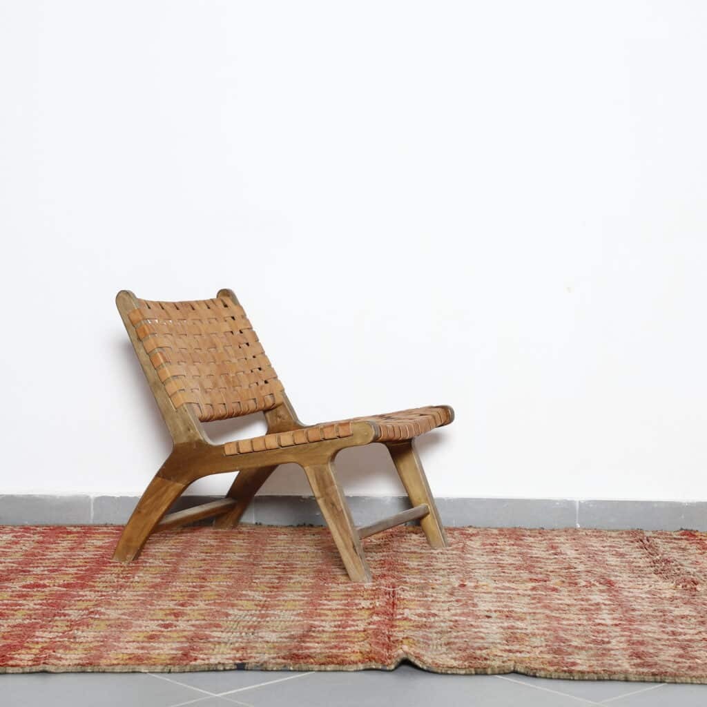 Vintage Beni Mguild Rug 8.5×5.6 Ft – Handmade Moroccan Carpet