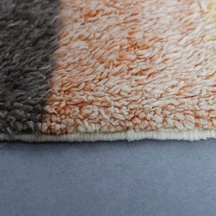 Colorful Beni Ourain Rug 9.0×6.6 Ft – Handcrafted Moroccan Wool Carpet