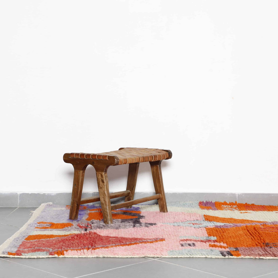 Boujaad Rug 7.0×5.0 Ft – Handmade Moroccan Wool Carpet