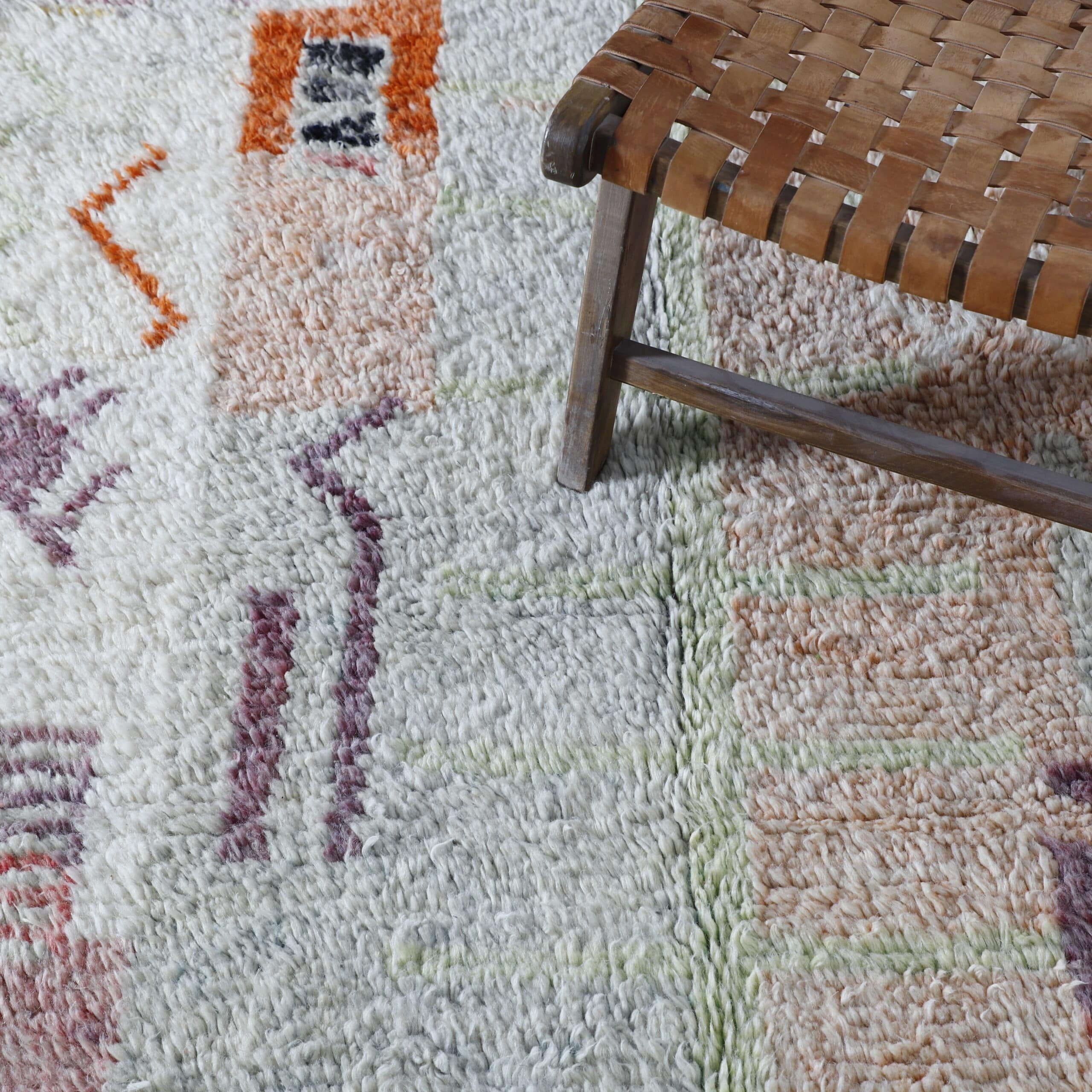 Boujaad Carpet 7.8×5.1 Ft – Handmade Moroccan Rug