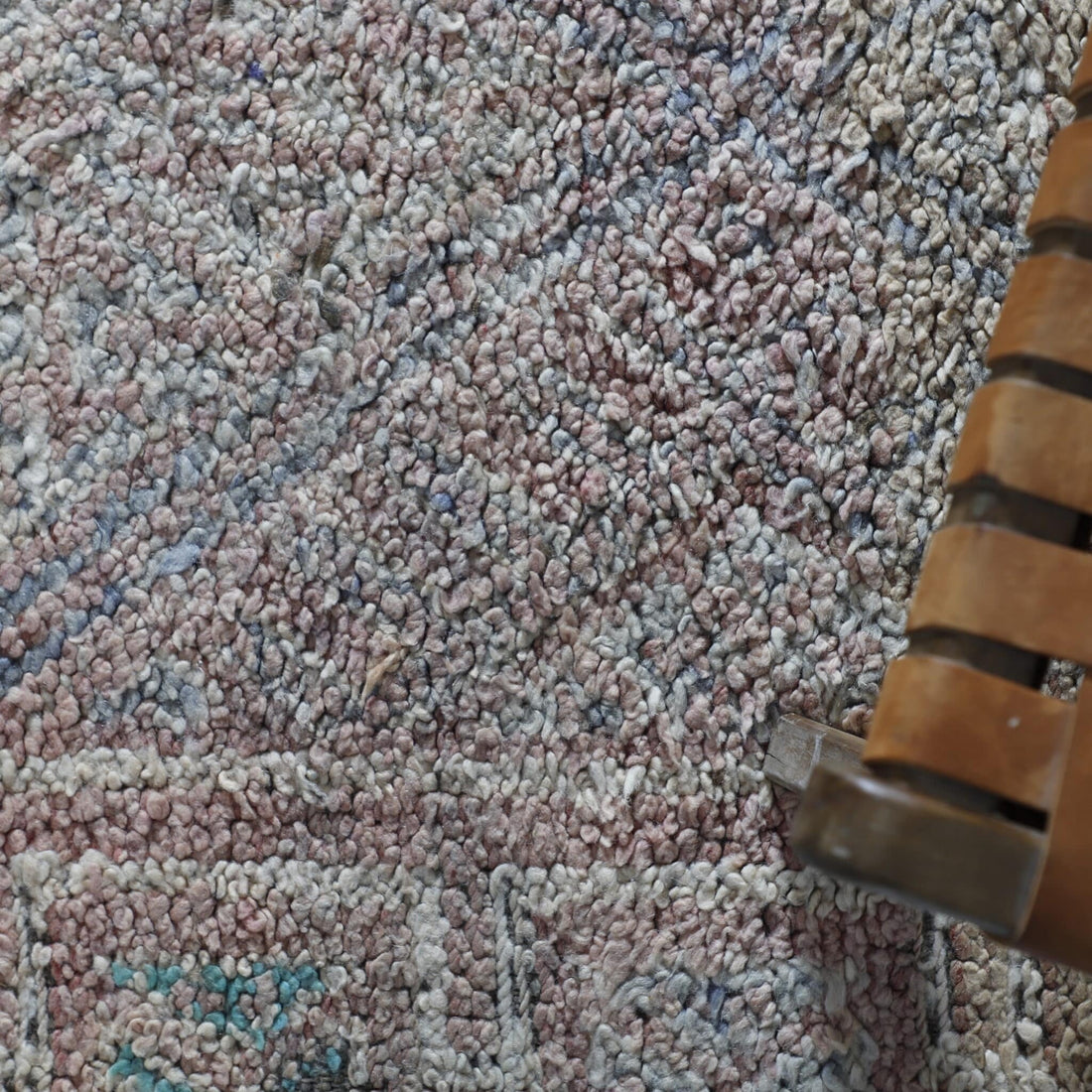 Vintage Beni Mguild Rug 9.8×5.7 Ft – Authentic Moroccan Wool Carpet