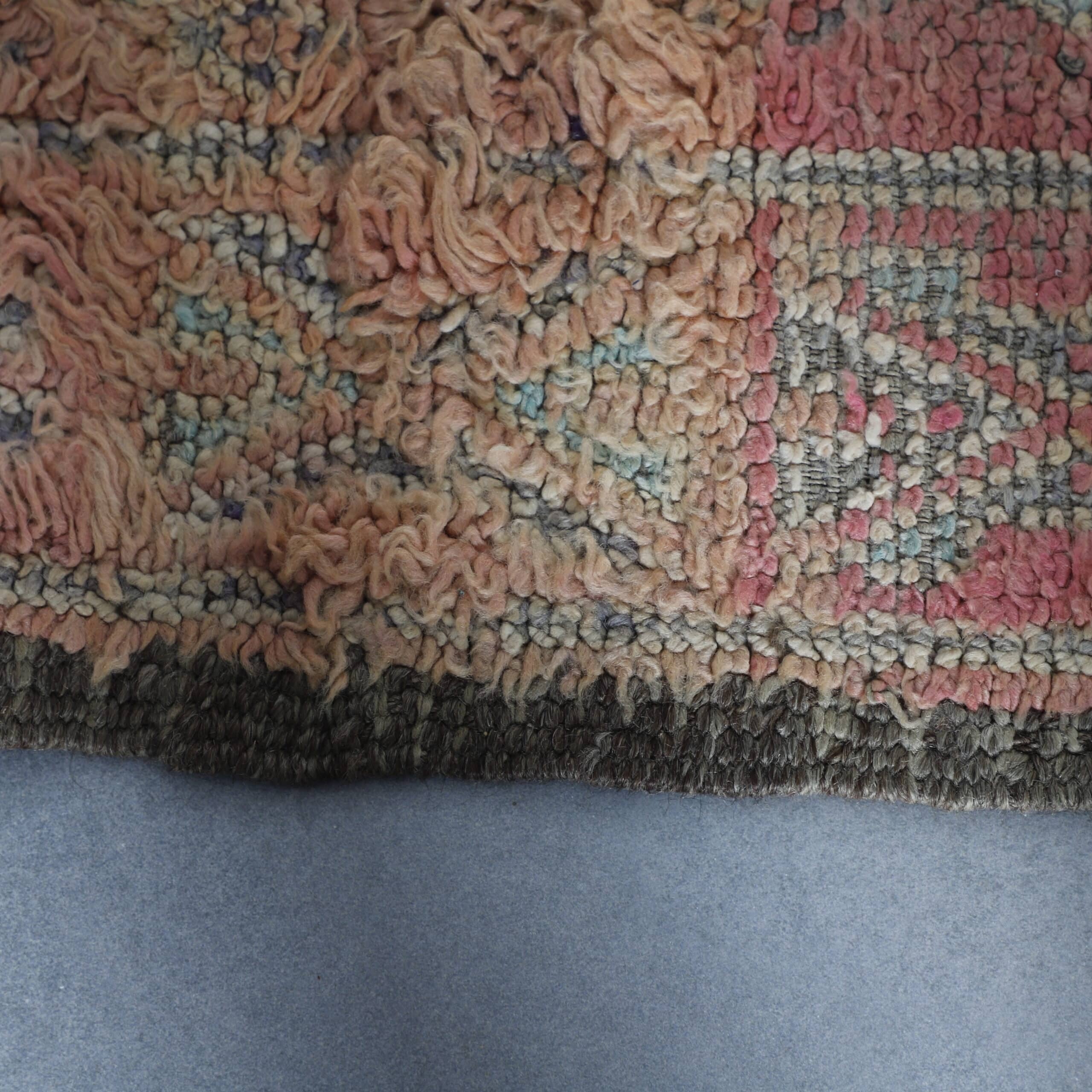 Vintage Beni Mguild Rug 9.5×6.1 Ft – Handcrafted Moroccan Wool Carpet