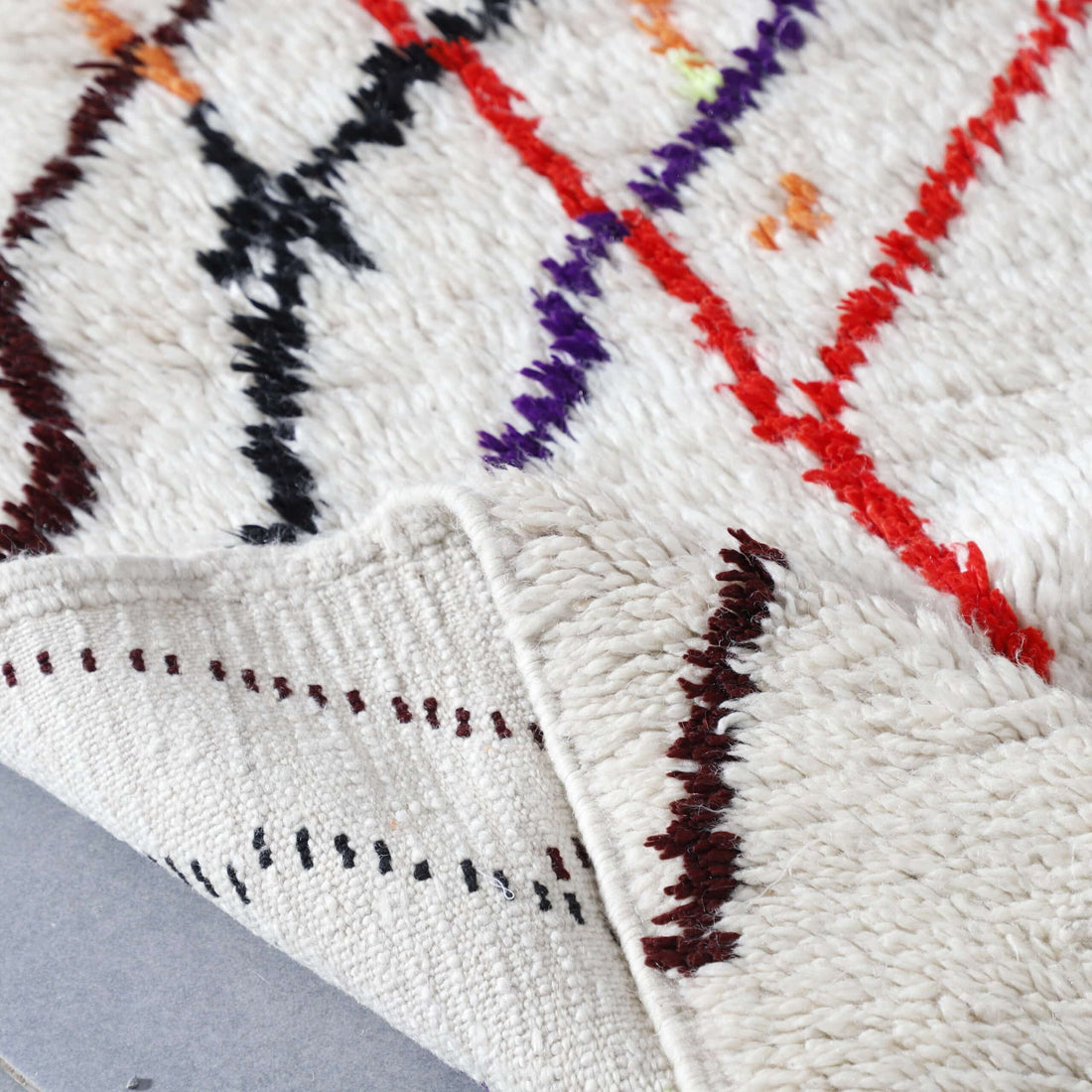 Colorful Azilal Rug 7.9×4.9 Ft