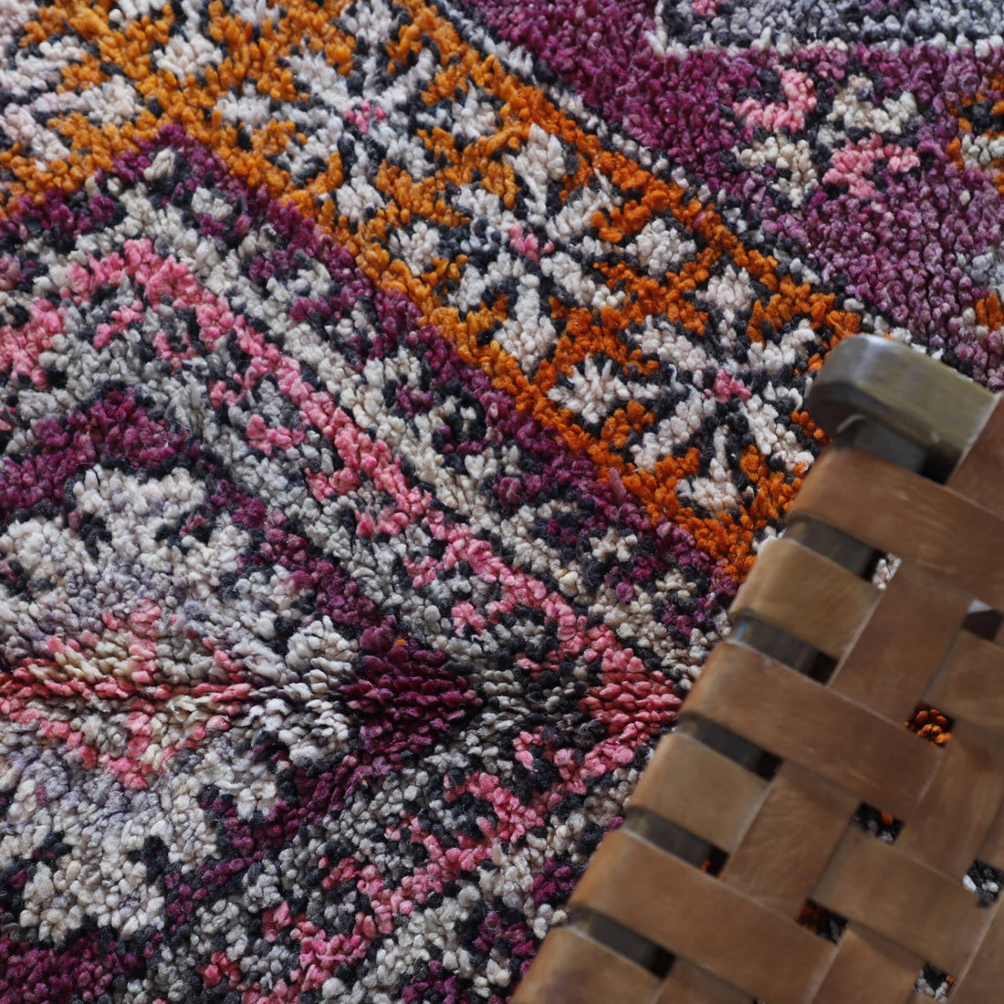 Vintage Boujaad Rug 10.5×5.9 Ft