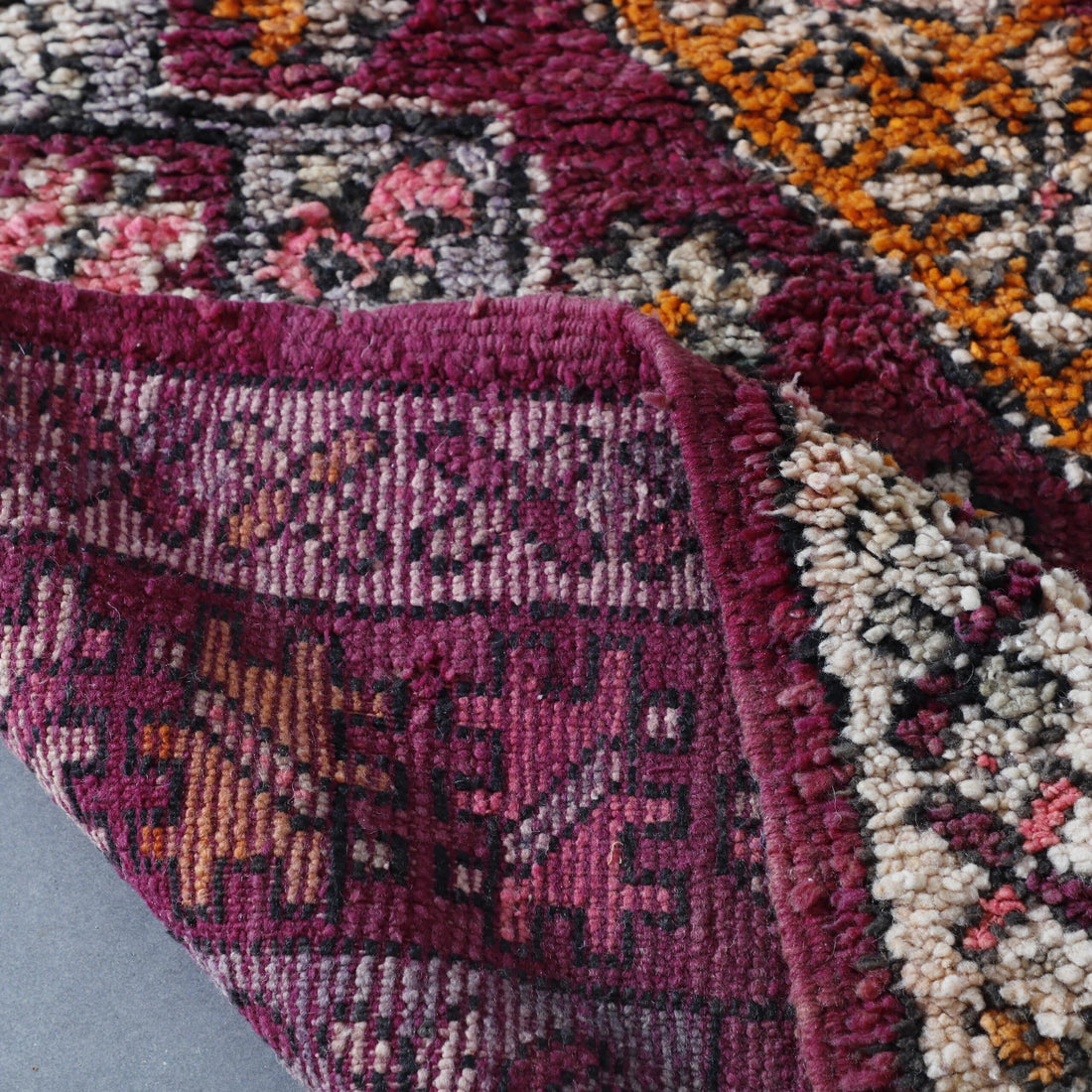 Vintage Boujaad Rug 10.5×5.9 Ft