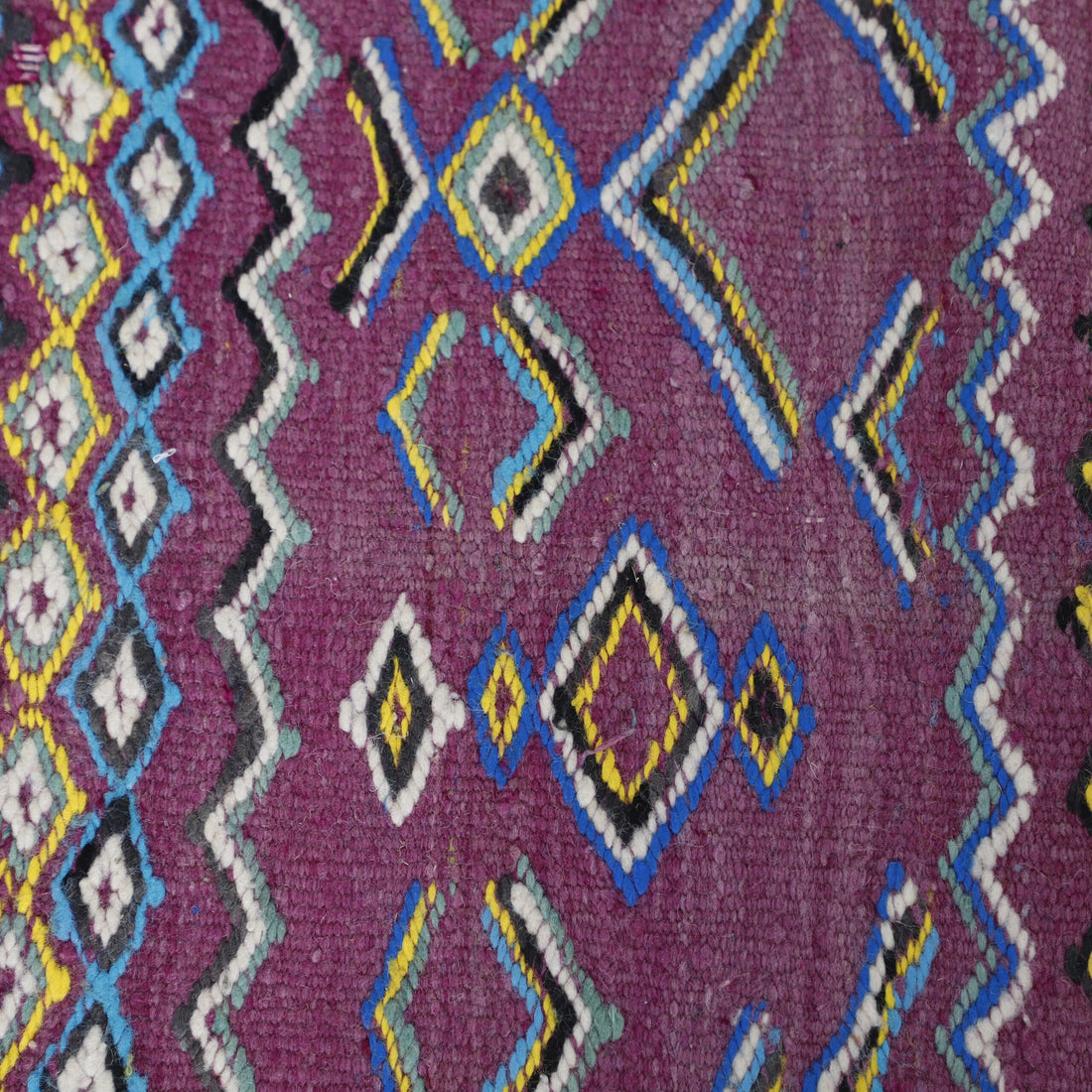 Vibrant Vintage Moroccan Kilim