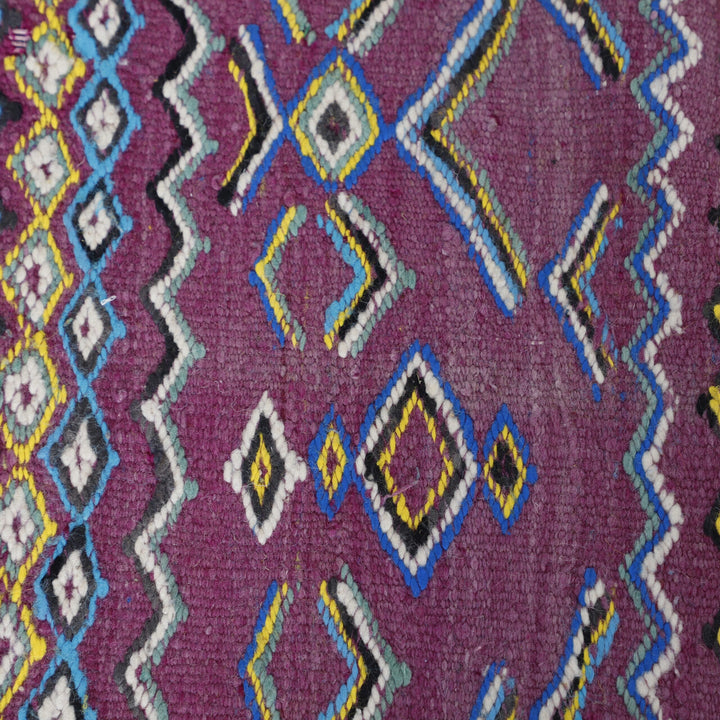 Vibrant Vintage Moroccan Kilim