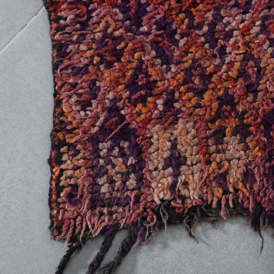 Moroccan Beni MGuild Rug with Geometric Field
