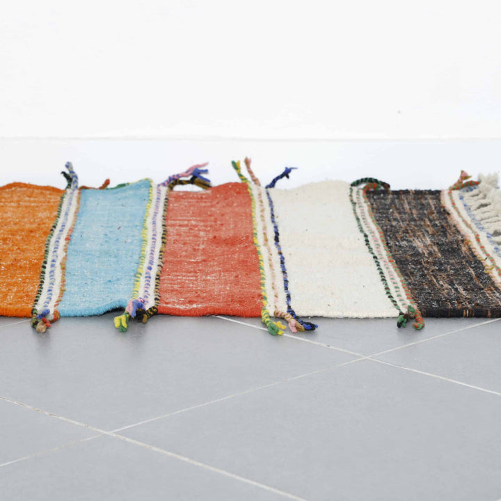 Colorful Striped Moroccan Kilim