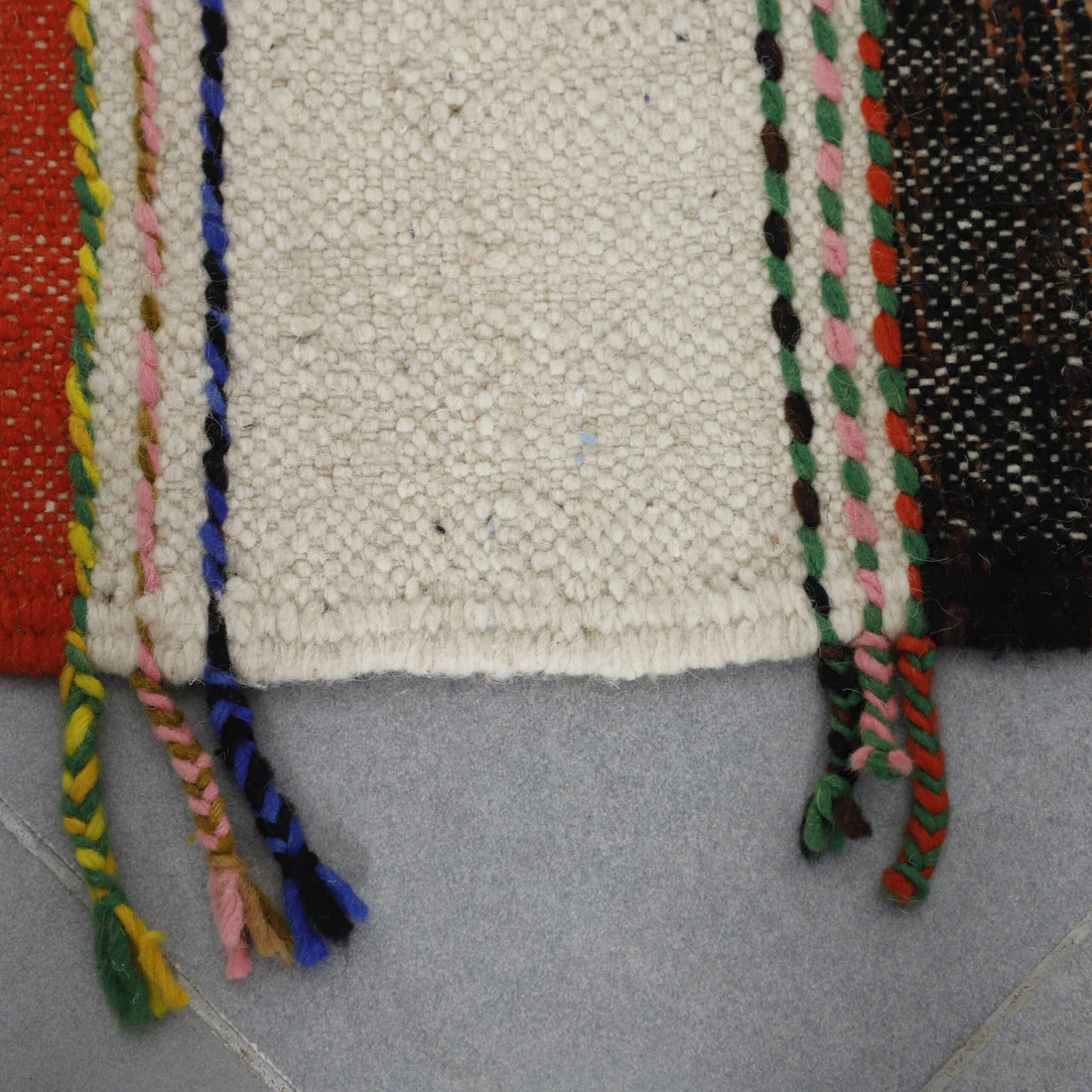 Colorful Striped Moroccan Kilim