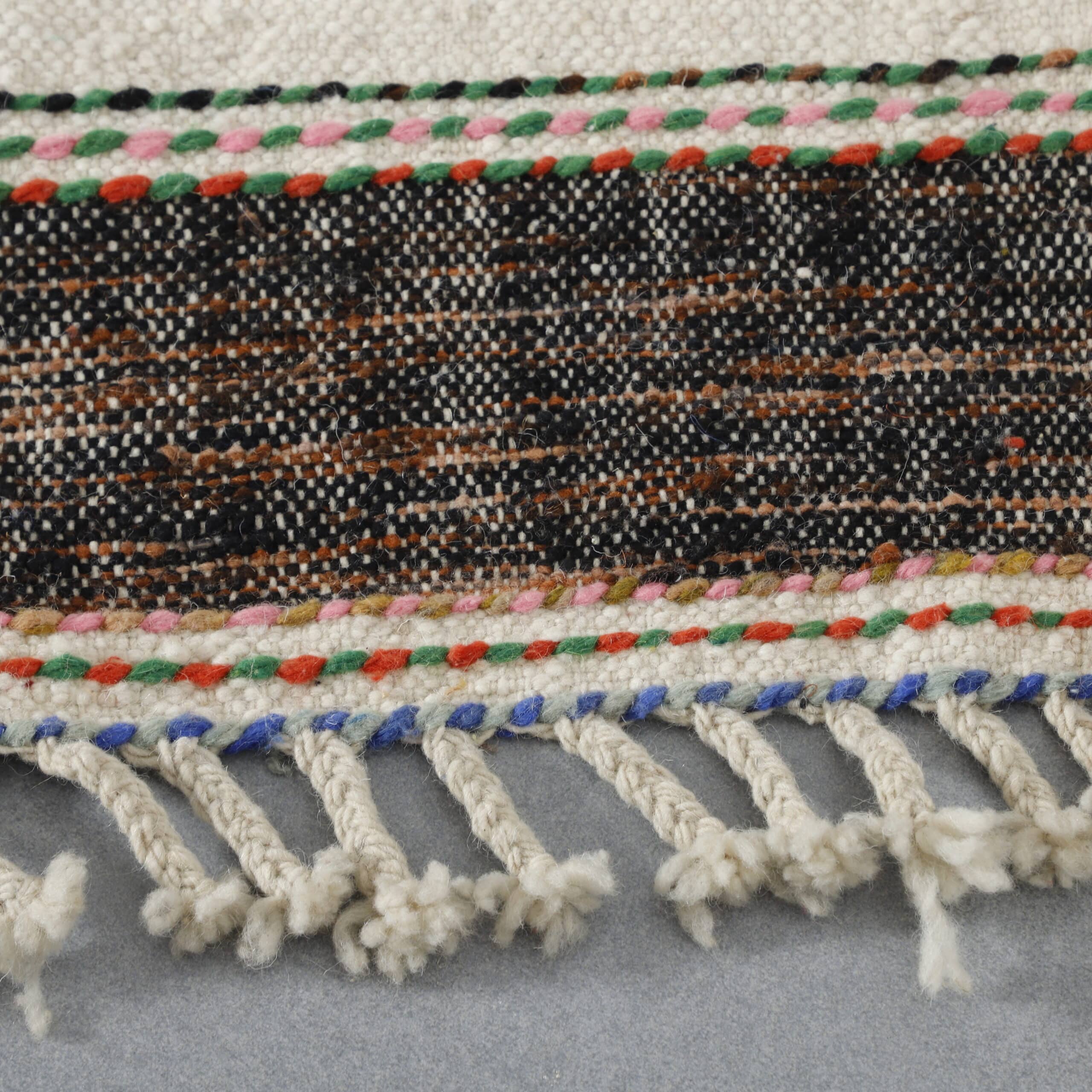 Colorful Striped Moroccan Kilim