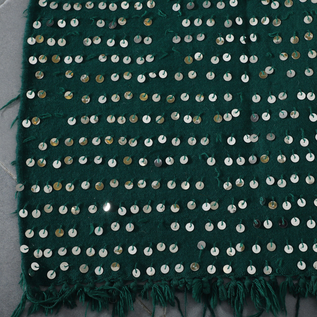 Embellished Moroccan Handira with Sequins